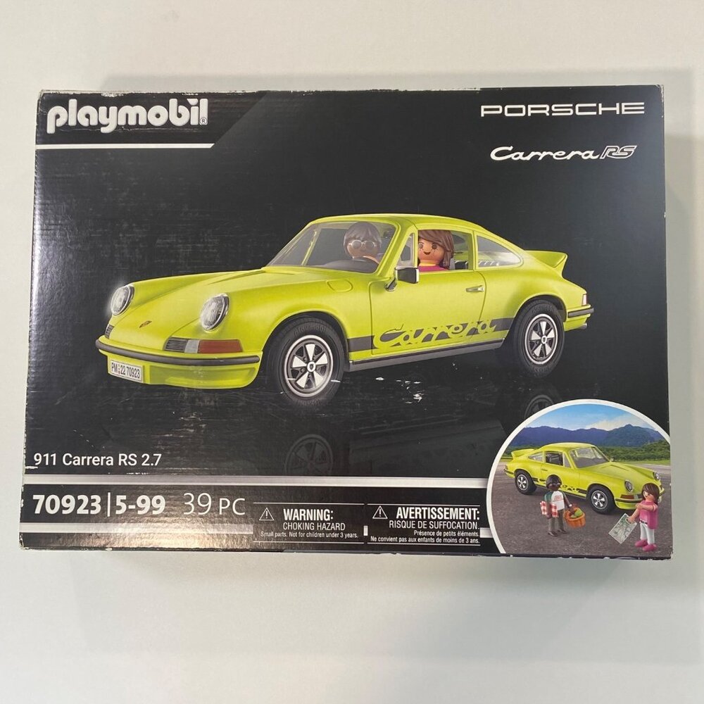 Playmobil Porsche Carrera RS 2.7 Toy Set 70923  39 Pc Collectible Model For Ages